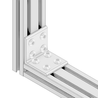 40-533-1SS MODULAR SOLUTIONS ANGLE BRACKET 60MM TALL X 60MM WIDE WITH STAINLESS STEEL HARDWARE
